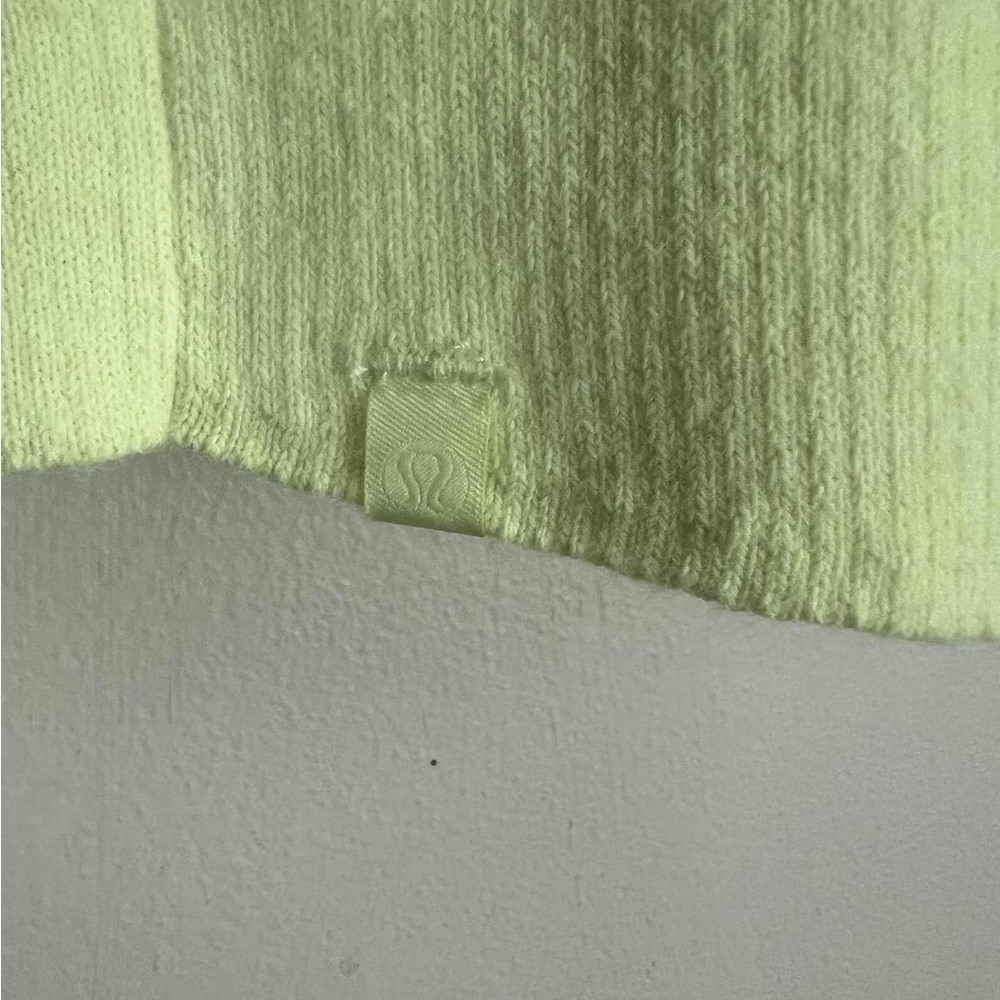 lululemon athletica Soft Neon Yellow  Sweater - Picture 4 of 7